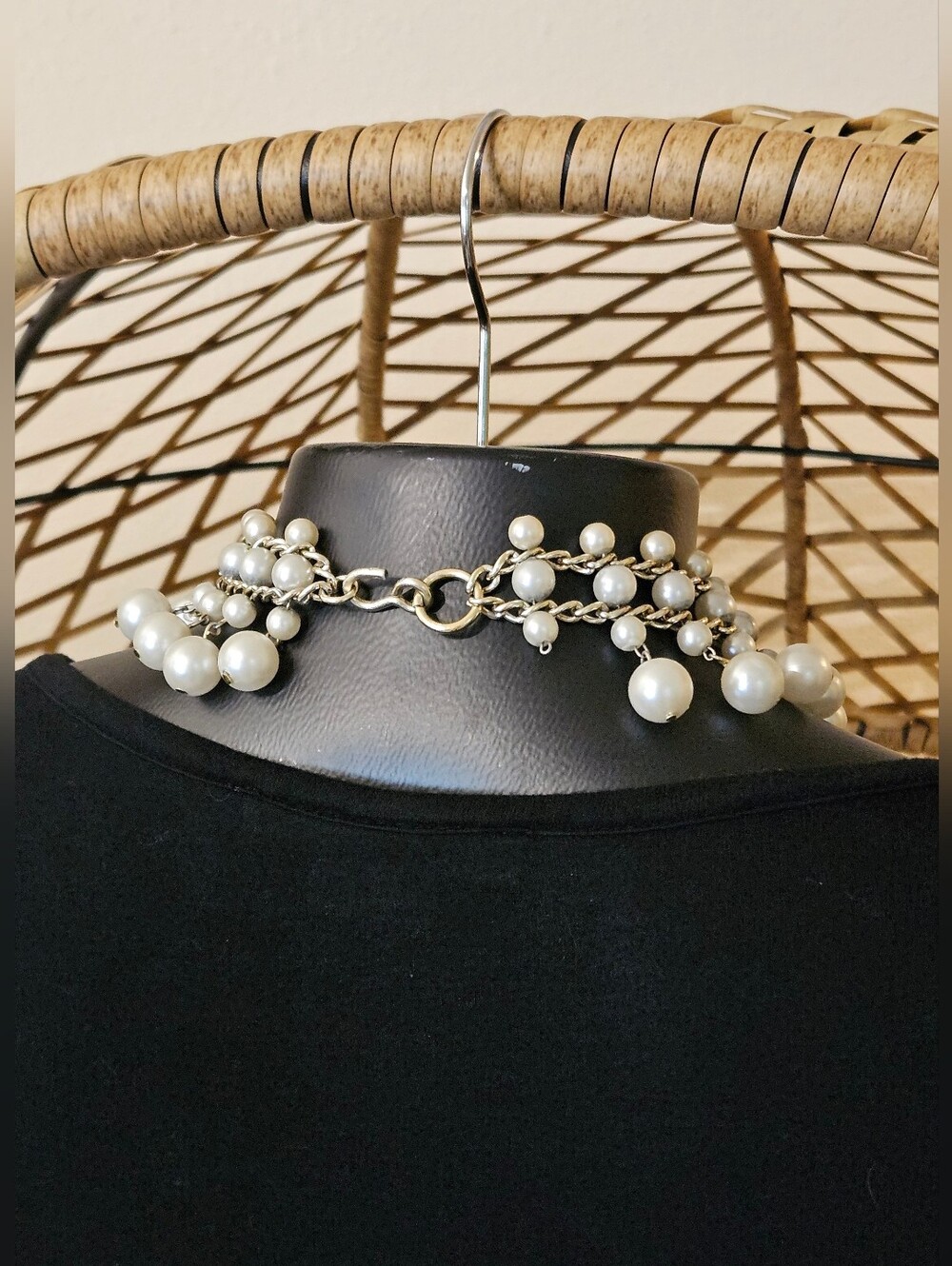 1950's Faux Pearl Choker - Picture 3 of 3